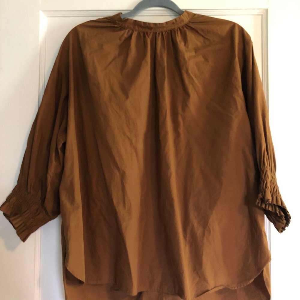 Last Chance!!!  Uniqlo Banded Collar Blouse